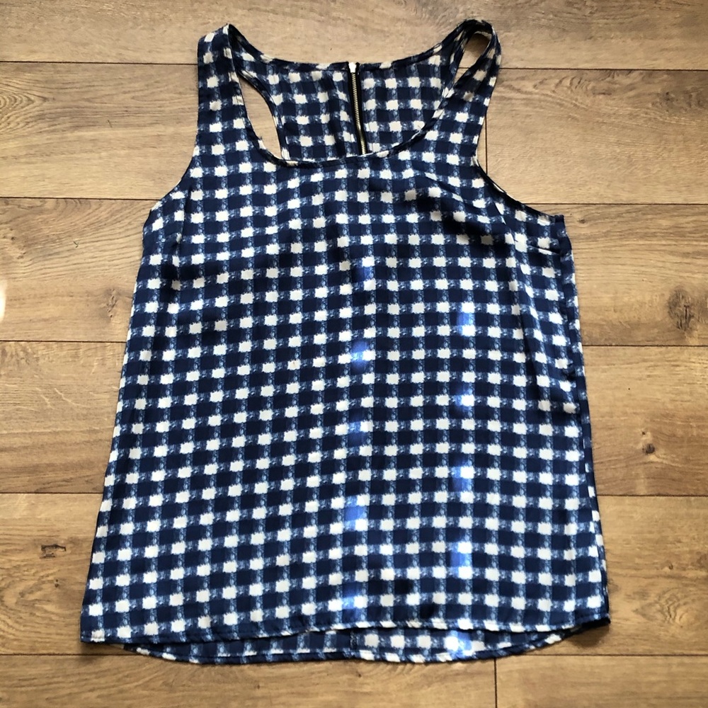 Blue/white Tank top